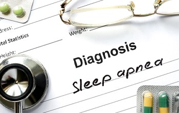 written diagnosis of sleep apnea